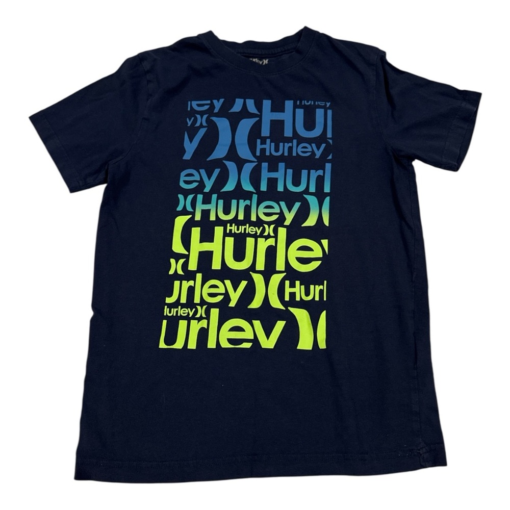 Hurley Dark Blue Tee with Vibrant Graphic